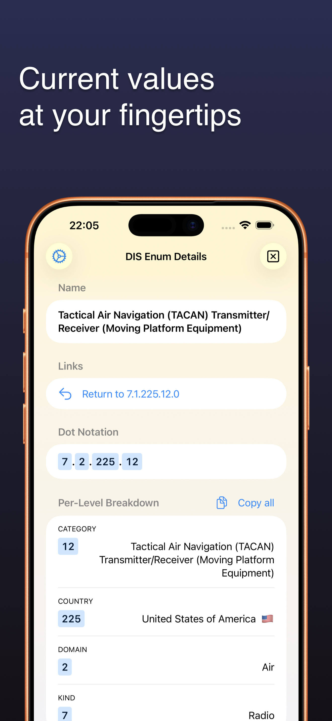 DE Dictionary - Complete enumeration breakdown